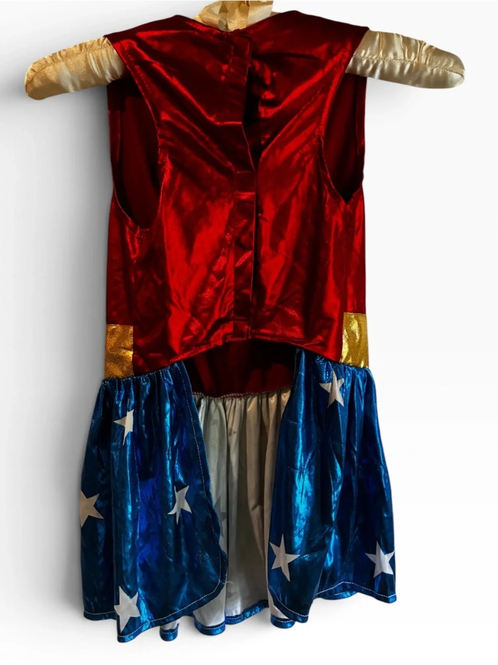 Rubies DC Dog/Cat Wonder Woman Costume Red, Gold & Blue Superhero Pet Costume